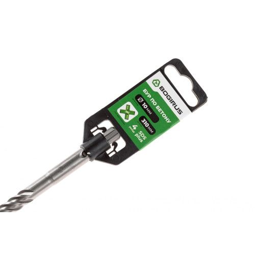 Бур фасадный BOGIRUS 4 режущие кромки 10х310