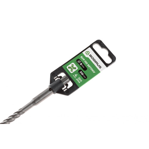 Бур фасадный BOGIRUS 4 режущие кромки 8х310