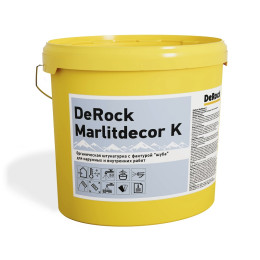 Штукатурка полимерная DeRock Marlitdecor K 1.0 (белая)