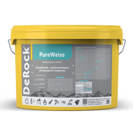 Краска интерьерная DeRock PureWeiss 10 л